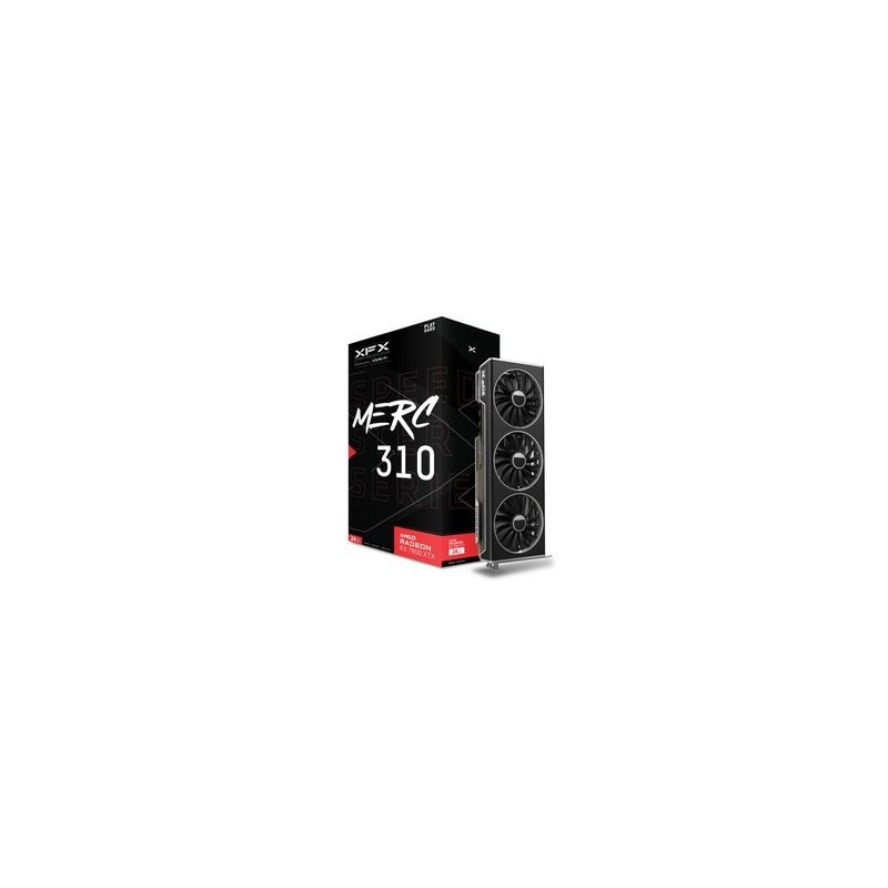 XFX AMD Radeon RX 7900 XTX MERC310 Black Edition Gaming Grafikkarte 24GB GDDR6